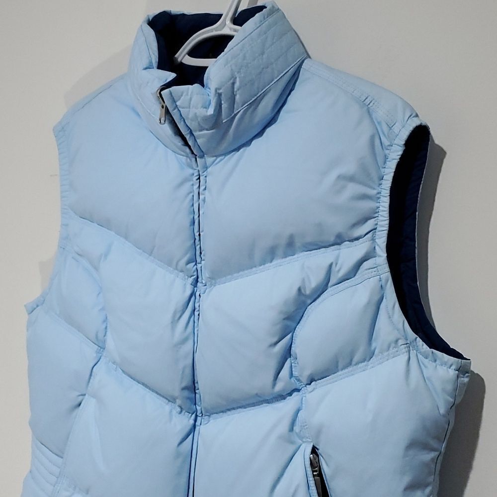Nike light blue XL down filled puffer vest - Picture 2 of 7